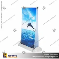 MINI PORTA PENDON ROLLER DOBLE GRAFICA A3 (29.7*42 CMS) (C50)