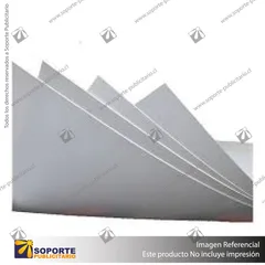 PLANCHA PAI 0.5 MM 1.22*2.44 MTS COLOR BLANCO