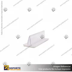 PORTA STOPPER CON ADHESIVO 75*20*28 MM ESPESOR GRAFICA 1-3 MM