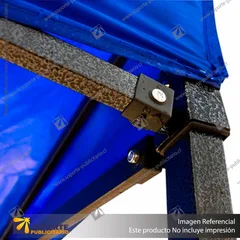 TOLDO PUBLICITARIO 2*2 MTS COLOR AZUL