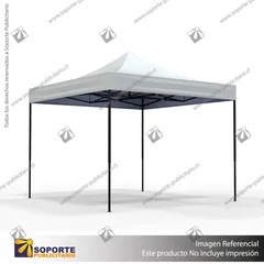 TOLDO PUBLICITARIO 3*3 MTS COLOR BLANCO