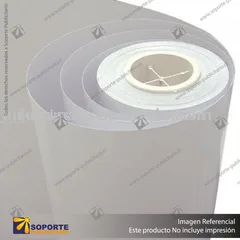 VINILO ADHESIVO BLANCO 75 MICRAS BRILLANTE 1.27*50 MTS