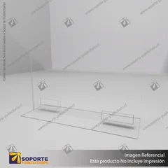 TARJETERO EN PORTA GRAFICA ACRILICO A3 (29.7*42 CMS) FORMATO T HORIZONTAL 2.5 MM