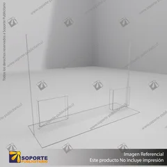 PORTA FOLLETO EN PORTA GRAFICA ACRILICO A3 (29.7*42 CMS) FORMATO T HORIZONTAL 2.5 MM