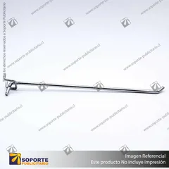 GANCHERA METALICA SIMPLE PANEL PERFORADO