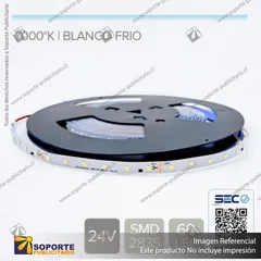 CINTA LED 7.2W 24V - BLANCO FRIO (ROLLO 15 MTS)