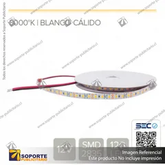 CINTA LED 9.6W 12V 120L CALIDO (ROLLO 5 MTS)