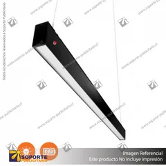 LAMPARA LINEAL LED COLGANTE BRESCIA CON KIT DE EMERGENCIA 40W LUZ NEUTRA 4000K