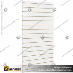 PANEL RANURADO VERTICAL CON 15 RANURAS