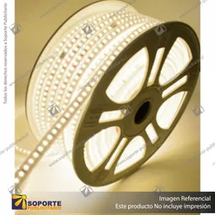 ROLLO 50 METROS CINTA LED 220V BLANCO NATURAL 120 LED/MT