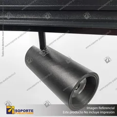 MONACO-FOCO TRACK LIGHT MAGNETICO CUERPO NEGRO 10W 48V 3000K