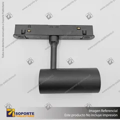 MONACO-FOCO TRACK LIGHT MAGNETICO CUERPO NEGRO 6W 48V 3000K