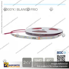 CINTA LED 13.2W 24V 60L FRIO (ROLLO 10 MTS)