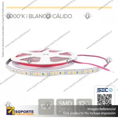 CINTA LED 14.4W 12V 120L CALIDO (ROLLO 5 MTS)