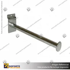 BRAZO FRONTAL TUBULAR A PANEL RANURADO