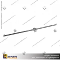 DUPLO ASIMETRICO BARRA UNIVERSAL 30 CM TUBULAR MACIZO