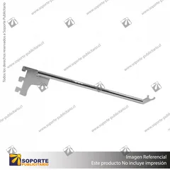 NOVA SOPORTE BARRA REDONDA DIAMETRO 14 MM 30 CM CROMADO