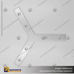 CONECTOR DE ALUMINIO PARA PERFILES ALP Y CON TORNILLOS