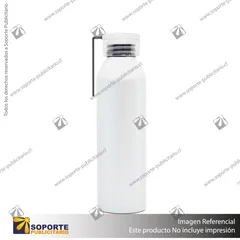 BOTELLA ALU/BLANCO/NEGRO