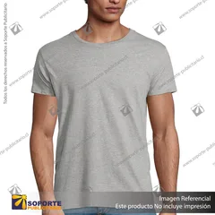 POLERA PIONEER HOMBRE/XS/GRIS CLARO