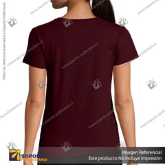 POLERA PIONEER MUJER/2XL/BURDEOS