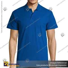 POLERA CON CUELLO SUMMER II/XS/AZULINO