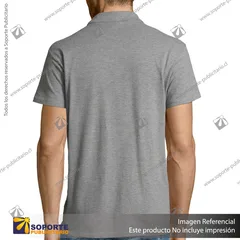 POLERA CON CUELLO SUMMER II/M/GRIS CLARO