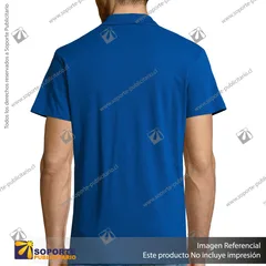 POLERA CON CUELLO SUMMER II/L/AZULINO