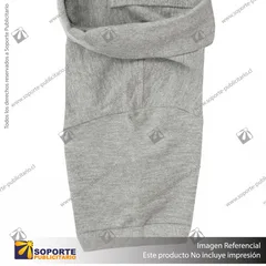 POLERA CON CUELLO PASSION/M/GRIS CLARO