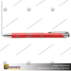 BOLIGRAFO HARVEST/ROJO/ROJO