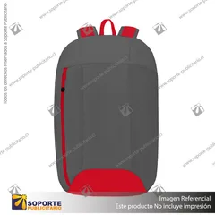 MOCHILA WALKING L/ROJO/ROJO