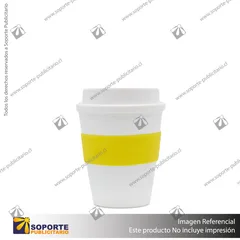 MUG EXPRESS CUP/BLANCO/AMARILLO