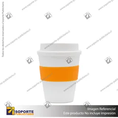 MUG EXPRESS CUP/BLANCO/NARANJO