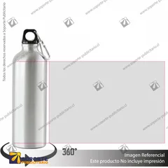 BOTELLA SPORT ALUMINUM/GRIS CLARO/GRIS CLARO