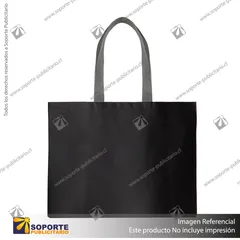 TOTE KRUSTAL 33X43X18/NEGRO/NEGRO