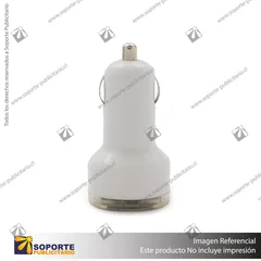USB CAR CHARGER/BLANCO/BLANCO