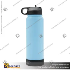 BOTELLA HYDRAGO 750 ML/CELESTE/NEGRO