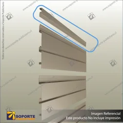ALUMINIUM SLATWALL - TOP CAP