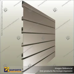 ALUMINIUM SLATWALL - 75MM PITCH