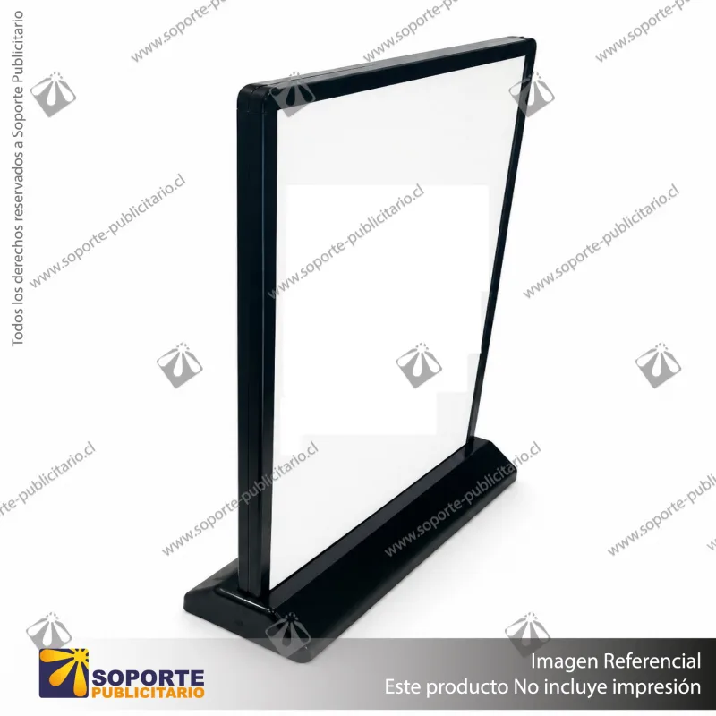 CAJA DE LUZ DOBLE CARA FORMATO A5 (16,3X21,7 CMS) - PLATEADO