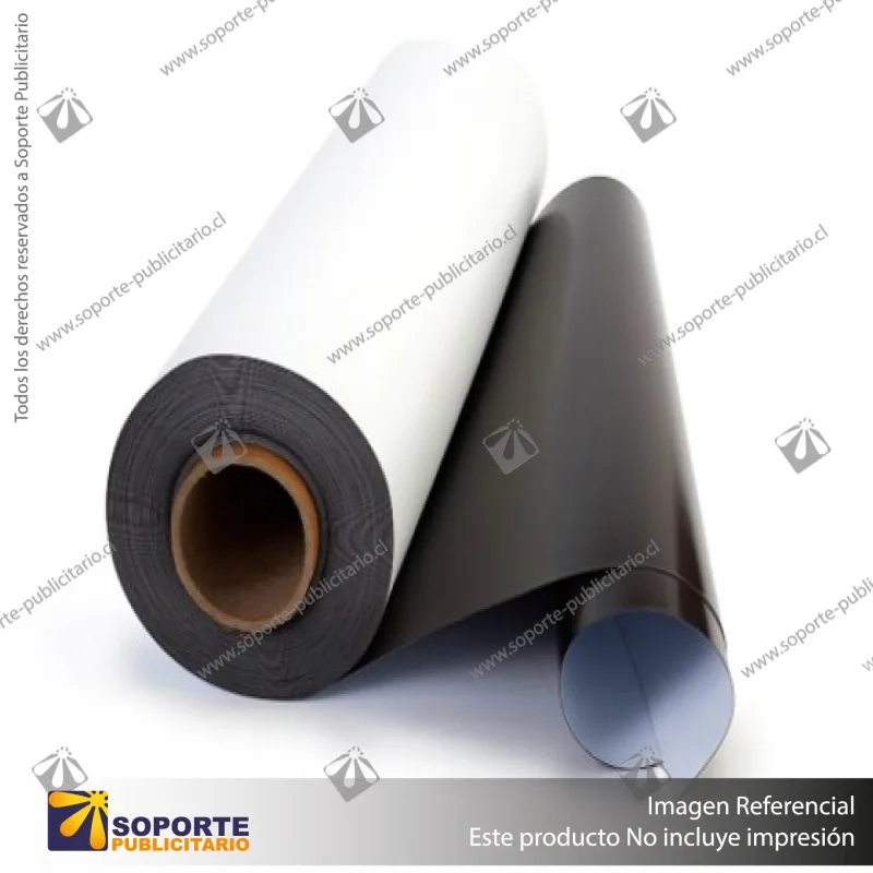 MAGNETICO BLANCO 0.4 MM 0.61*20 MTS PARA IMPRESION DIRECTA (AB)