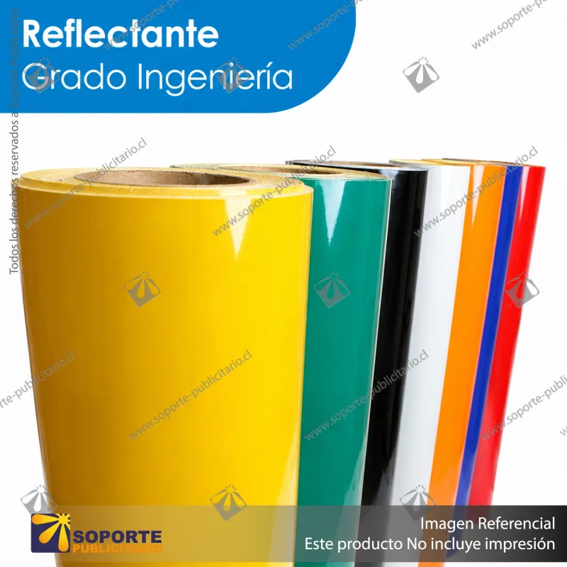 REFLECTANTE GRADO INGENIERIA SOPORTE PUBLICITARIO - BLANCO REFLECTANTE - 62 CMS - ROLLO DE 45.7 MTS