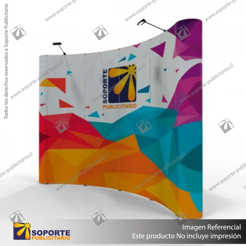 PANEL ARA�A PAI CURVO DOBLE GRAFICA 4 CUERPOS (280*230 CMS)
