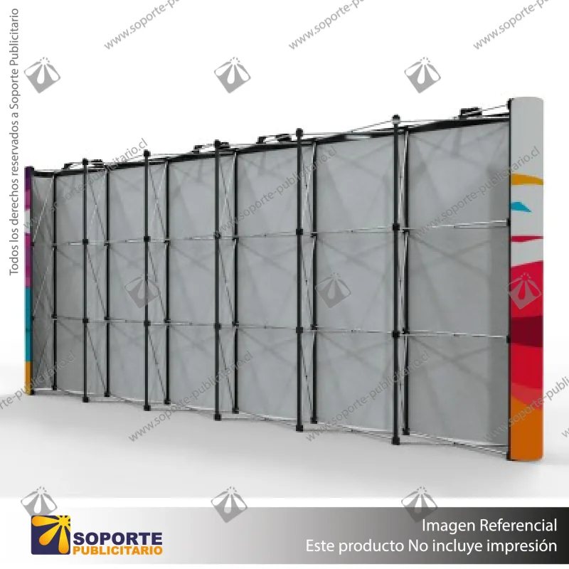 PANEL ARAÑA PAI RECTO 6 CUERPOS (450*230 CMS)