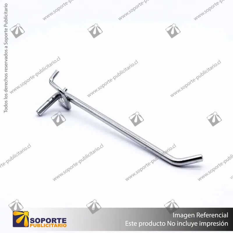 GANCHERA METALICA SIMPLE PANEL PERFORADO