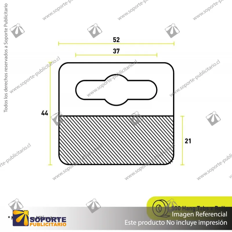 HANG TAB FLEXI EURO ROUND 3377