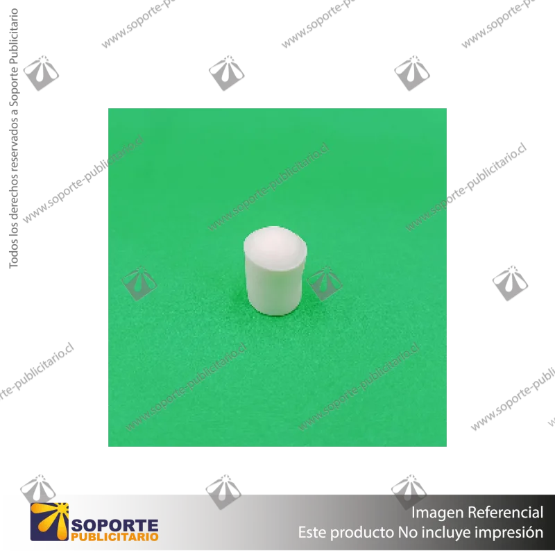 PUNTERA DE GOMA PARA GANCHERA 8 MM BLANCA