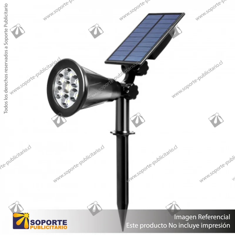 LAMPARA SOLAR S3 7W ESTACA CON PANEL INTEGRADO BLANCO NEUTRO