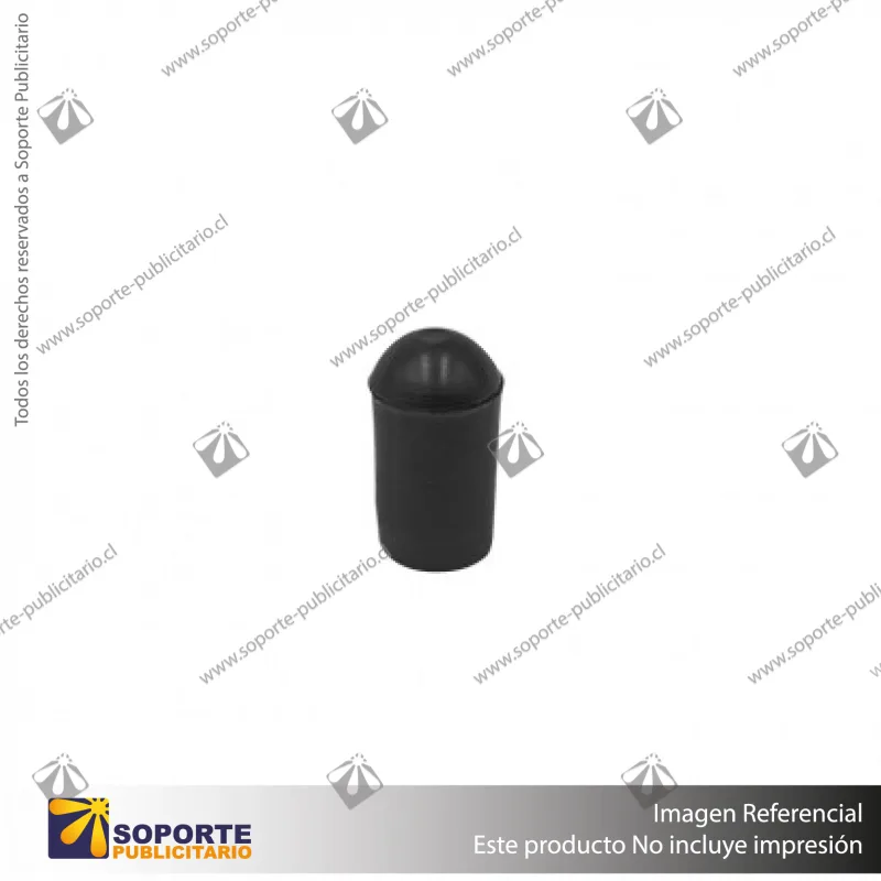 PUNTERA DE GOMA PARA GANCHERA 8 MM NEGRA