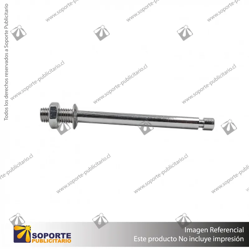 PUCK FRONTAL A MURO 10 CM 10 MM CROMADO